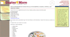 Desktop Screenshot of copies-more.com