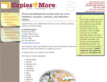 Tablet Screenshot of copies-more.com